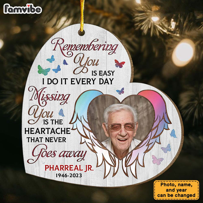Personalized Memorial Christmas Ornament For Loss Of Mom Dad 29625 1