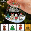 Personalized Gift For Dog Lovers Barking In A Wonderland Ornament 29630 1