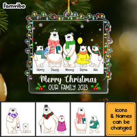 Personalized Gift For Family Merry Christmas Bear Ornament 29635 thumb 1