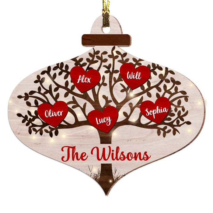 Personalized Christmas Gift For Family Tree Ornament 29638 1