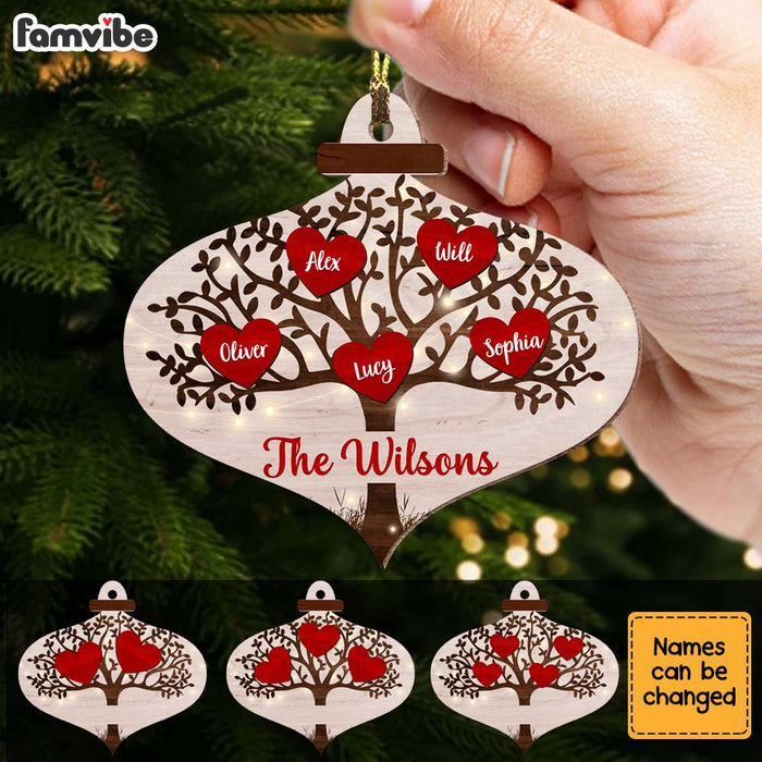 Personalized Christmas Gift For Family Tree Ornament 29638 1