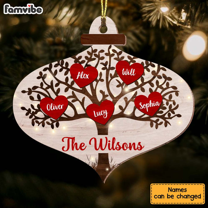 Personalized Christmas Gift For Family Tree Ornament 29638 1