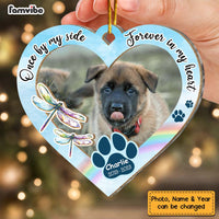 Personalized Dragonfly Pet Memorial Gift Custom Dog Photo 2 Layered Mix Ornament 29639 thumb 1