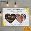Personalized Anniversary Gift For Couple Love Story Is Beautiful Photo Canvas 29645 1