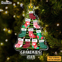 Personalized Grandkids Stocking Gift For Grandma Ornament 29646 thumb 1
