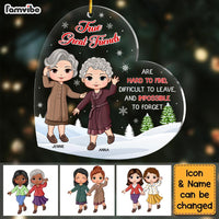 Personalized Christmas Gift For Friends True Friends Are Hard To Find Ornament 29651 thumb 1