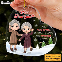 Personalized Christmas Gift For Friends True Friends Are Hard To Find Ornament 29651 thumb 1
