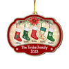 Personalized Stocking Family Christmas Ornament 29653 1