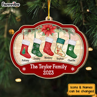 Personalized Stocking Family Christmas Ornament 29653 thumb 1