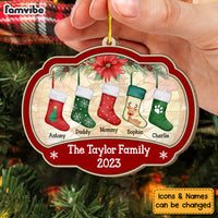 Personalized Stocking Family Christmas Ornament 29653 thumb 1