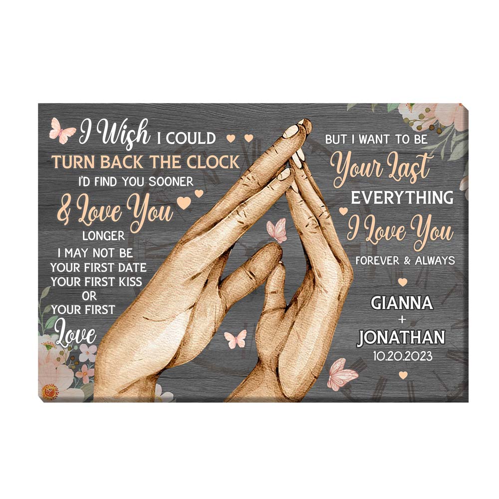 Personalized Gift For Couple Anniversary Canvas 29656 Primary Mockup
