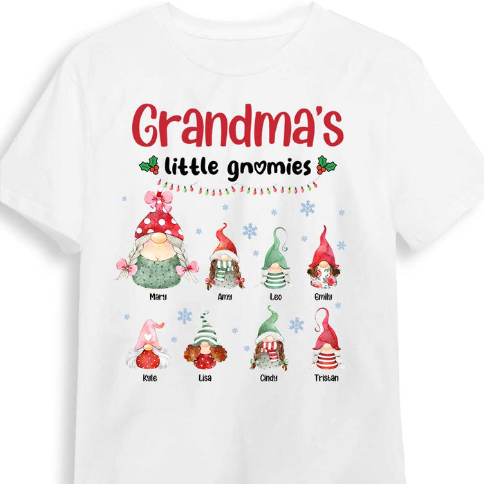 Personalized Gift For Grandma Little Gnomies Christmas Shirt - Hoodie - Sweatshirt 29658 1