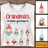 Personalized Gift For Grandma Little Gnomies Christmas Shirt - Hoodie - Sweatshirt 29658 thumb 1