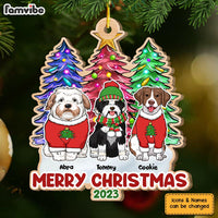 Personalized Dog Christmas Tree Ornament 29659 thumb 1