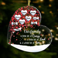 Personalized Our Family A Little Bit of Crazy Ornament 29662 thumb 1