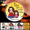 Personalized Christmas Gift For Grandma Grandkid Sitting In Moon Circle Ornament 29666 1
