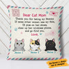 Personalized Dear Cat Mom Pillow FB191 30O58 (Insert Included) 1