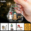 Personalized Gift For Cat Lovers Peace, Joy & Purrs Ornament 29681 1