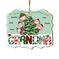 Personalized Christmas Gift For Grandma Little Santas Ornament 29683 thumb 1