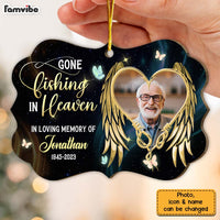 Personalized Gone Fishing Memorial Benelux Ornament 29687 thumb 1