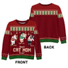 Personalized Cats Hanging  Funny Ugly Sweater 29694 1