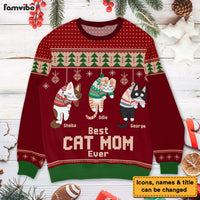 Personalized Cats Hanging  Funny Ugly Sweater 29694 thumb 1