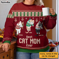 Personalized Cats Hanging  Funny Ugly Sweater 29694 thumb 1