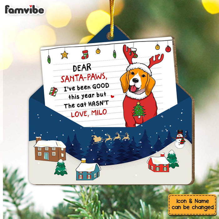 Personalized I've Been Good This Year Dog Lovers Ornament 29696 1