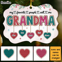 Personalized Christmas Gift For Grandma My Favorite People Benelux Ornament 29698 thumb 1