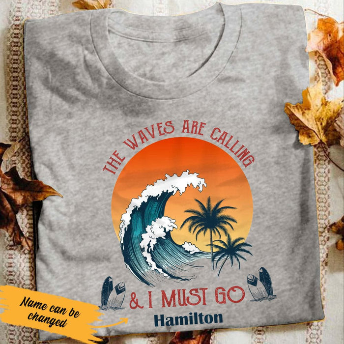 Personalized Surfing White T Shirt JN132 74O53 1