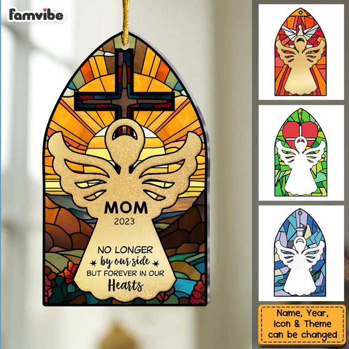Personalized Memorial Gift For Family Forever In Our Heart Ornament 29700 1