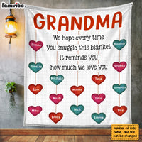 Personalized Gift For Grandma We Love You Blanket 29701 thumb 1