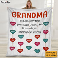 Personalized Gift For Grandma We Love You Blanket 29701 thumb 1
