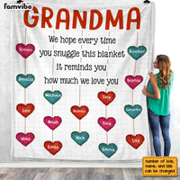 Personalized Gift For Grandma We Love You Blanket 29701 thumb 1