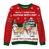Personalized Cat Meowy Christmas Ugly Sweater 29702 thumb 1