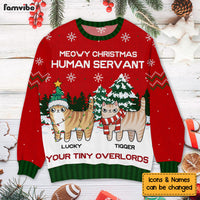 Personalized Cat Meowy Christmas Ugly Sweater 29702 thumb 1