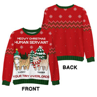 Personalized Cat Meowy Christmas Ugly Sweater 29702 thumb 1