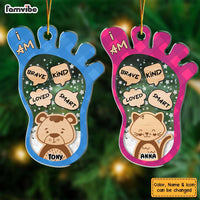 Personalized Gift For Grandson I Am Kind 5 Layered Shaker Ornament 29707 thumb 1