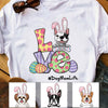 Personalized Dog Mom Easter Love T Shirt FB246 81O58 thumb 1