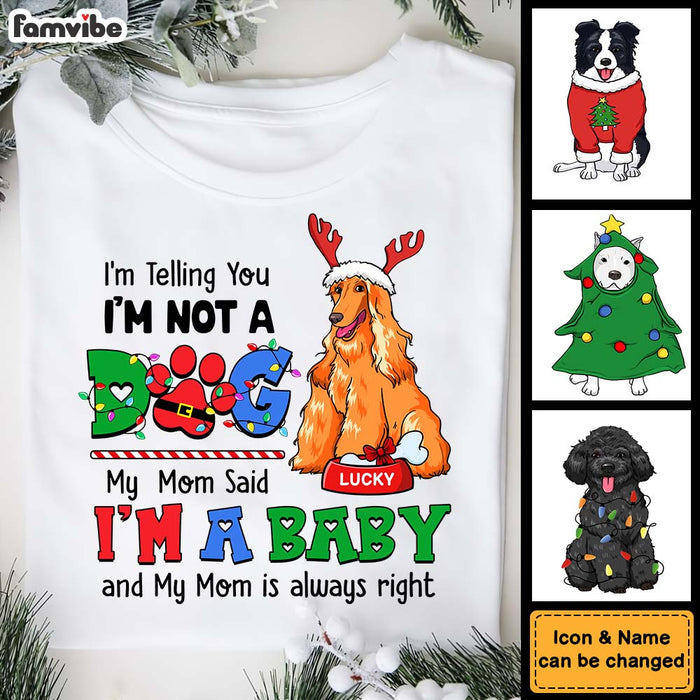 Personalized Gift For Dog Mom My Mom Said I'm A Baby Shirt - Hoodie - Sweatshirt 29710 1
