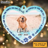 Personalized Memorial Gift Dog Loss Forever In Our Hearts Ornament 29724 1