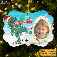 Personalized Gift For Grandson Merry Rex-Mas Benelux Ornament 29727 thumb 1