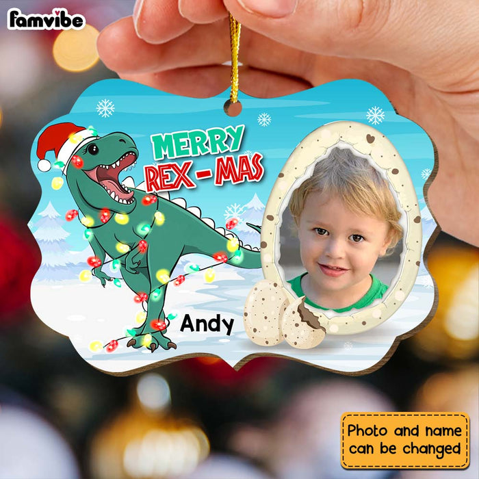 Personalized Gift For Grandson Merry Rex-Mas Benelux Ornament 29727 1