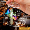 Personalized Butterfly Memorial Christmas Ornament 29728 1