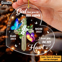 Personalized Butterfly Memorial Christmas Ornament 29728 thumb 1