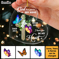 Personalized Butterfly Memorial Christmas Ornament 29728 thumb 1