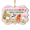 Personalized Gift For Dog Lovers Wish You Nothing Butt Merry Christmas Benelux Ornament 29730 1