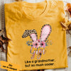 Personalized Grandma Bunny Flower T Shirt MR14 30O36 1