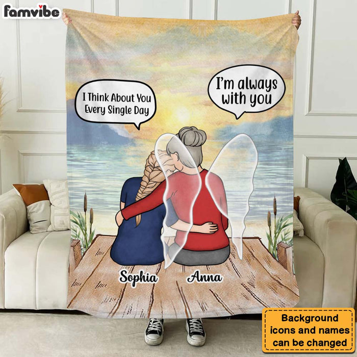 Personalized Gift For Loss Mom Memorial Blanket 29738 1