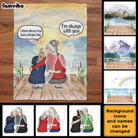 Personalized Gift For Loss Mom Memorial Blanket 29738 thumb 1